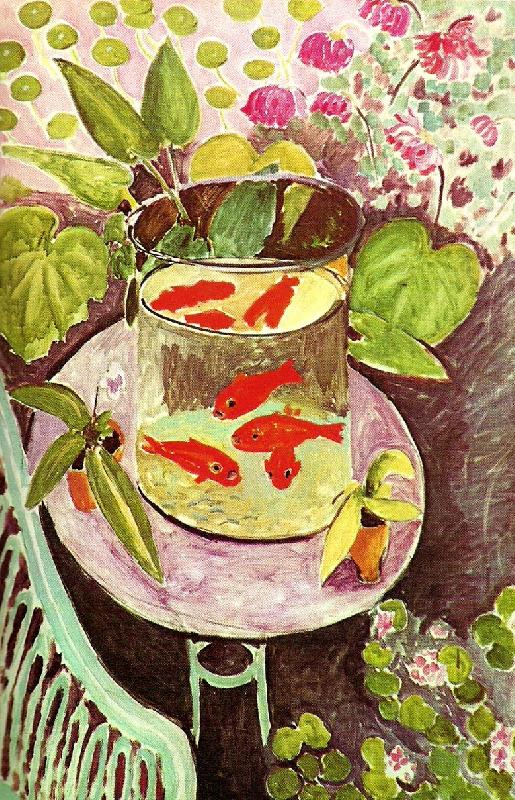 stilleben med guldfiskar, Henri Matisse